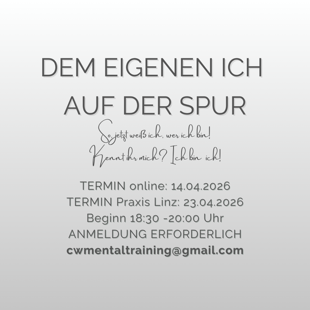 DEM EIGENEN ICH AUF DER SPUR